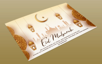 Elegant Ramadan Eid Mubarak Template – Islamic Festival Design