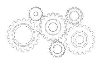 Gear engineer industry Vector icon design illustration v.2