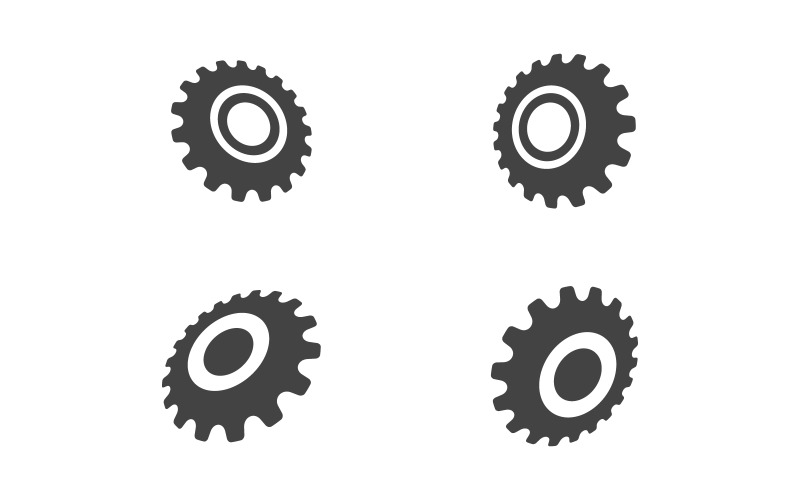 Gear engineer industry Vector icon design illustration v.3 Logo Template