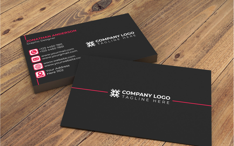 High Quality Minimal Business Card Corporate Identity