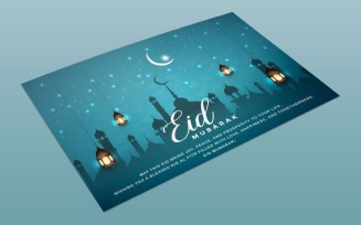 Luxury Ramadan Eid Mubarak Template – Stunning Islamic Artwork