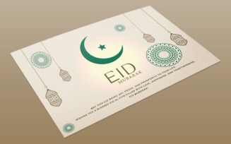 Ramadan & Eid Mubarak Social Media Post Template – Ready to Use