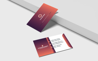 Template for Professional Looking Business Cards
