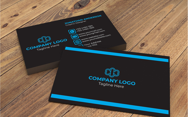 Visiting Card - Editable business card Design Corporate Identity