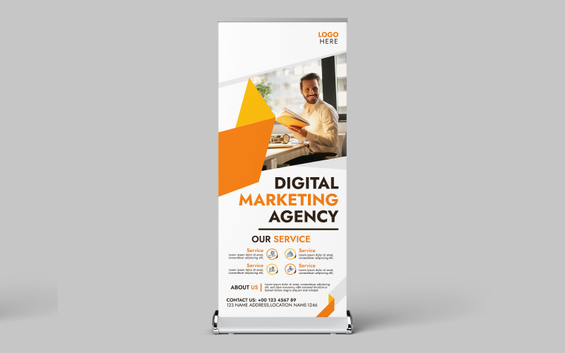 Eye Catching Roll Up Banner for Promotion Corporate Identity