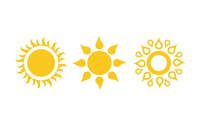 Sun Light Ray Logo Vector illustration Icon Template v.20 Logo Template