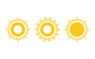 Sun Light Ray Logo Vector illustration Icon Template v.21
