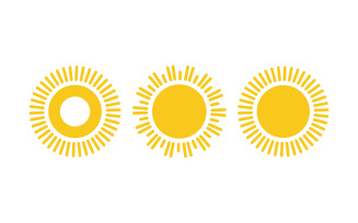 Sun Light Ray Logo Vector illustration Icon Template v.22
