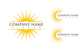 Sun Light Ray Logo Vector illustration Icon Template v.24