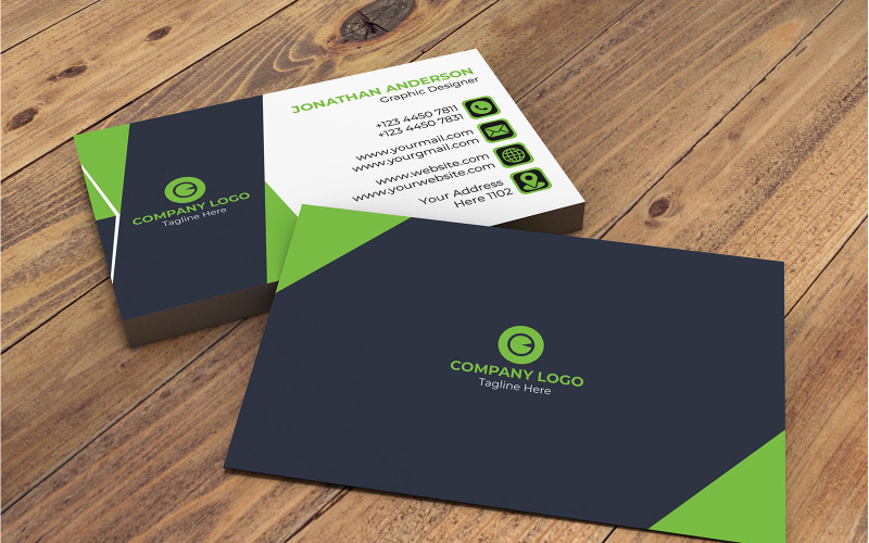 Corporate modern business card Design Corporate Identity