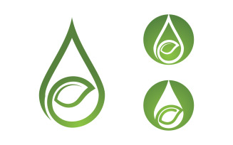 Water drop Plumbing Logo Template vector illustration vv.50