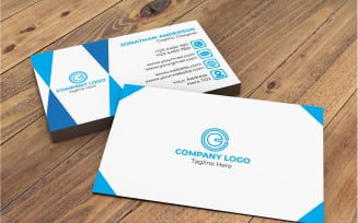 Corporate Business Card template (V-100)