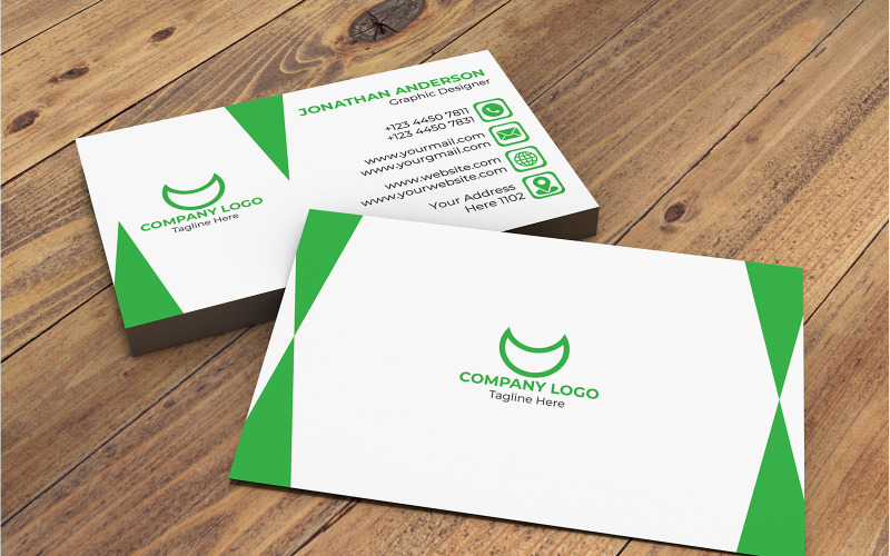 Creative Minimalist Business Card New Design Corporate Identity