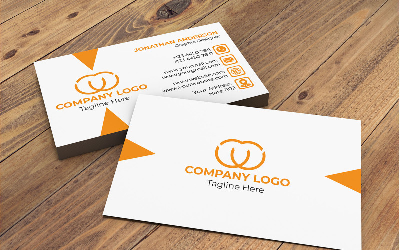 Minimal Corporate modern business card Corporate Identity