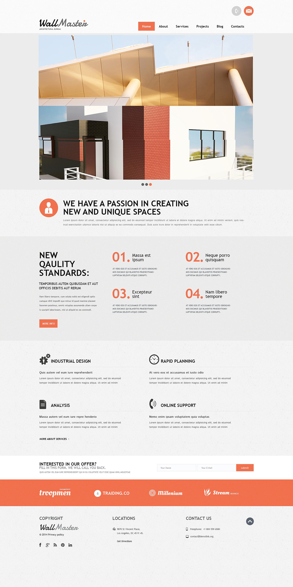 Architectural Art Joomla Template New Screenshots BIG