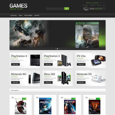 Games Magento Themes