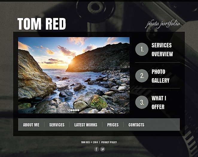 Photographer Portfolio Photo Gallery Template New Screenshots BIG