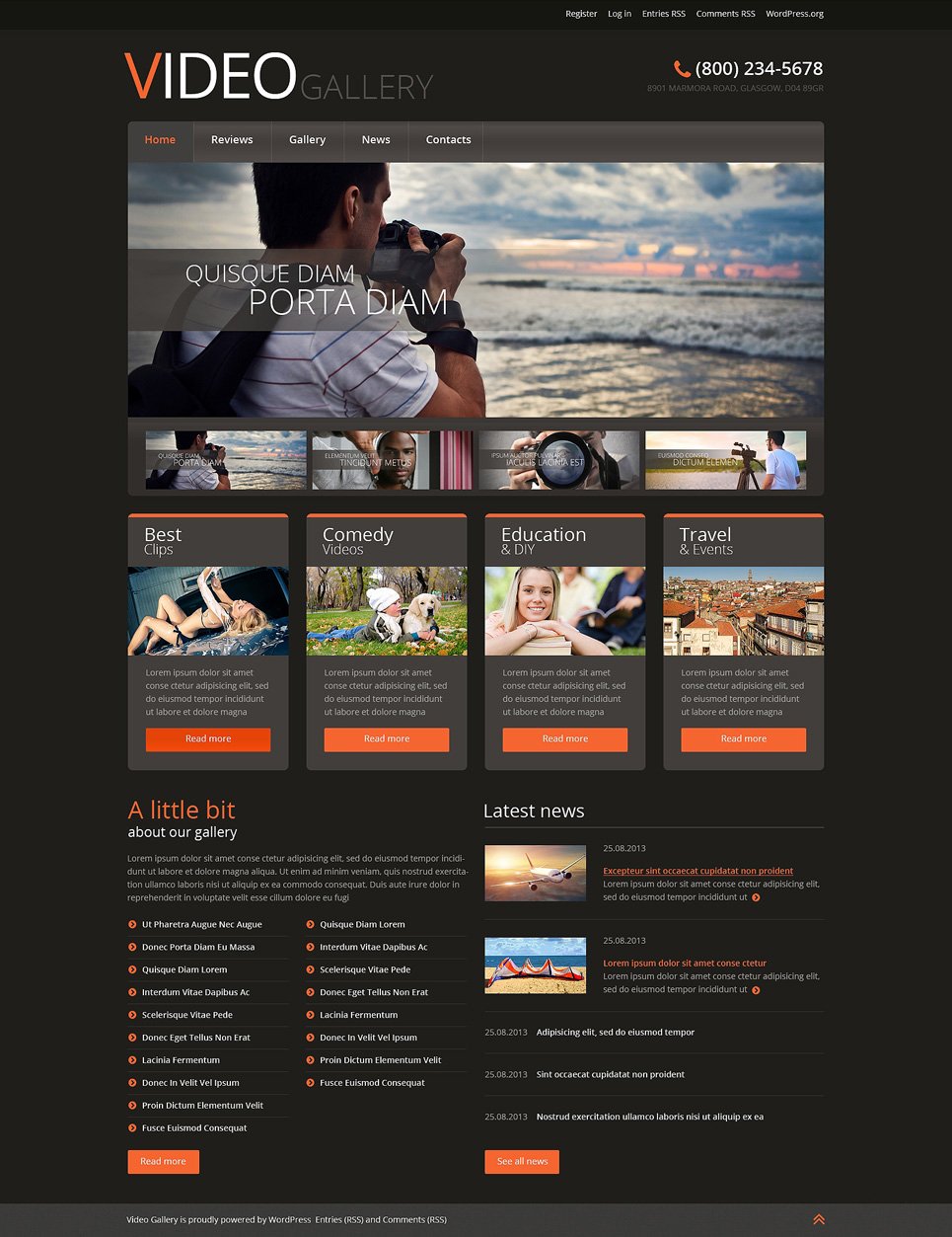 Video Lab Responsive WordPress Theme New Screenshots BIG