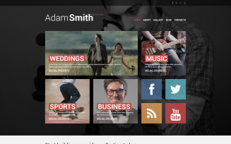Videographer Responsive Website Template