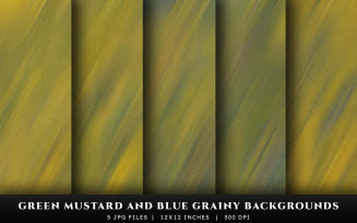 Green and Blue Grainy Texture Backgrounds