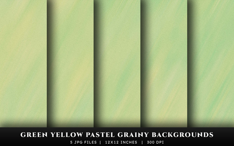 Green Yellow Pastel Grainy Texture Backgrounds