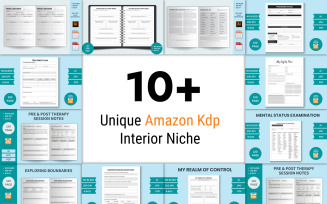 10+ Unique Amazon KDP Interior Niche Designs