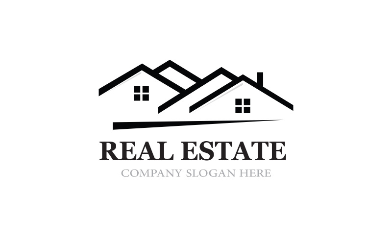 Real estate logo for All Real Estate Companies Logo Template