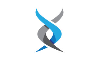 Chain Linked Logo Business corporate illustration design v.17