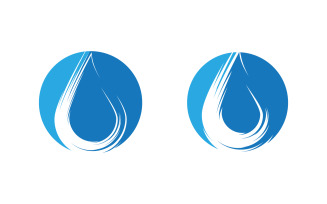 Water drop Plumbing Logo Template vector illustration v.68