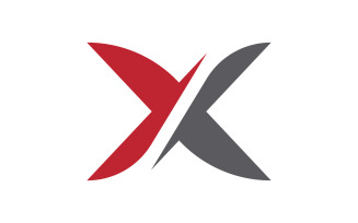 X Letter Branding design Logo Template icon illustration v.2