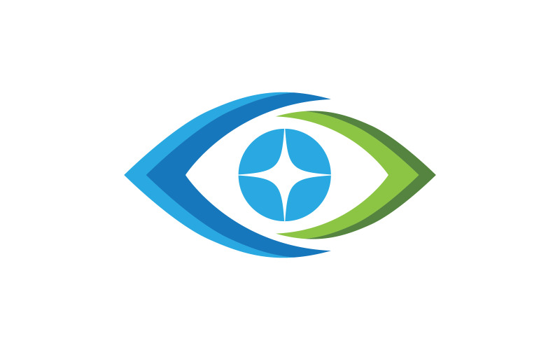 Branding Corporate Health Eye Care vector Logo design v.29 Logo Template