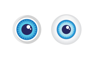 Branding Corporate Health Eye Care vector Logo design v.37