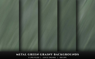 Metal Green Grainy Texture Backgrounds