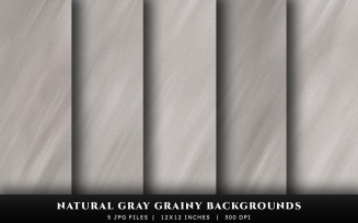 Natural Gray Grainy Texture Backgrounds