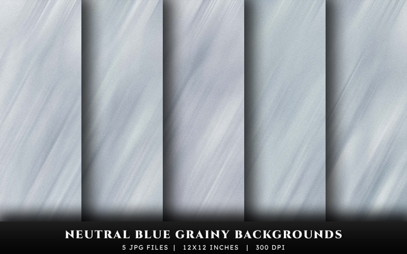 Neutral Blue Grainy Texture Backgrounds