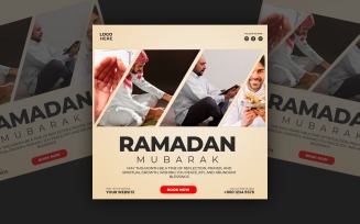 Ramadan Mubarak Social Media Template Design