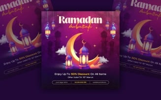 Ramadan Mubarak Social Media Template