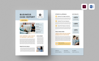Business Case Report | Microsoft Word & Adobe Indesign