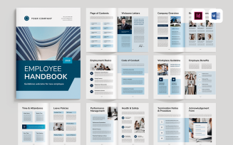 Employee Handbook Template | Microsoft Word & Adobe Indesign