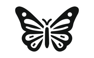 Flying butterflies silhouette FREE