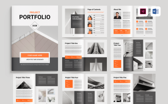 Portfolio Brochure | Microsoft Word & Adobe Indesign