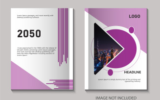 Professional Corporate Book Cover Design Template