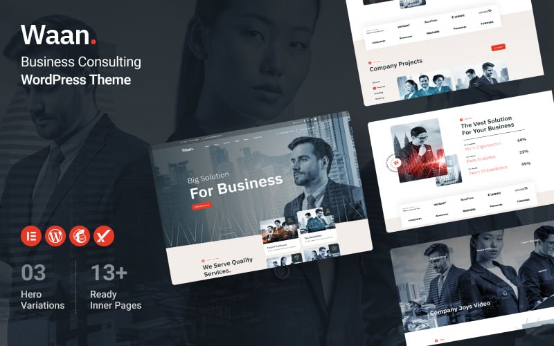 Waan – Business Consulting WordPress Theme