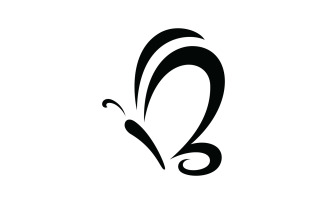 Beauty Butterfly Vector icon design. v0