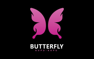 Beauty Butterfly Vector icon design. v1