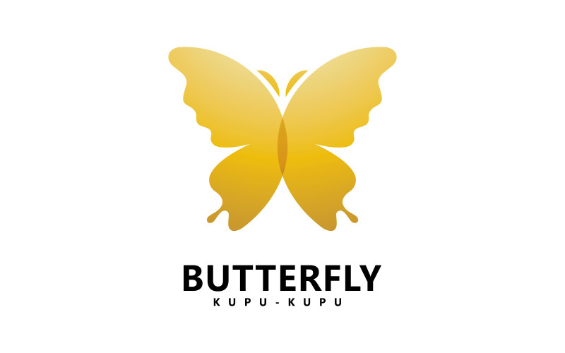 Beauty Butterfly Vector icon design. v2 Logo Template