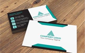 Business Card - Round Corners Business Card Design