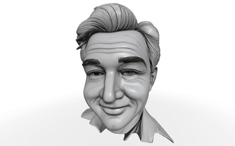 Classic Gentleman Bust Free 3D Model