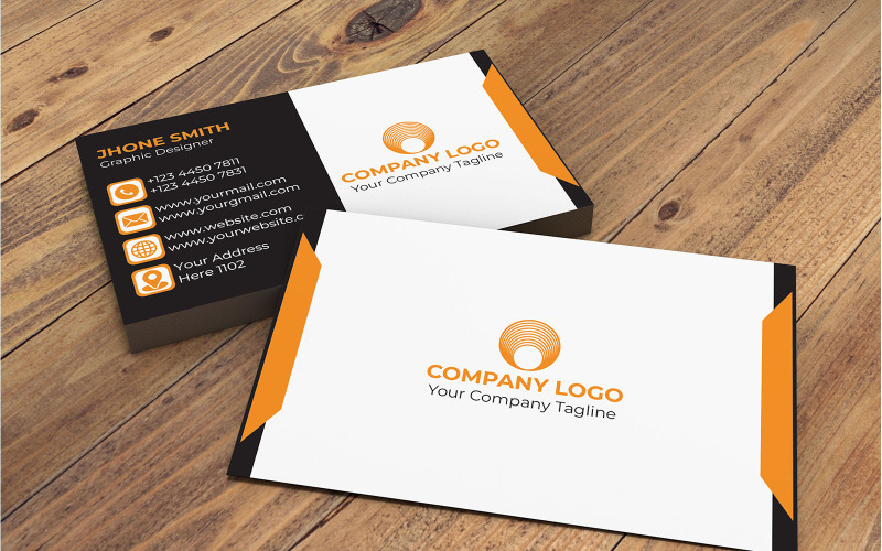Creative Minimal Individual Business Card Design Corporate Identity