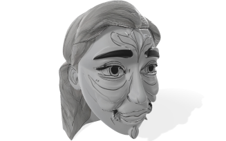 Nature’s Muse Mask Free 3D Model
